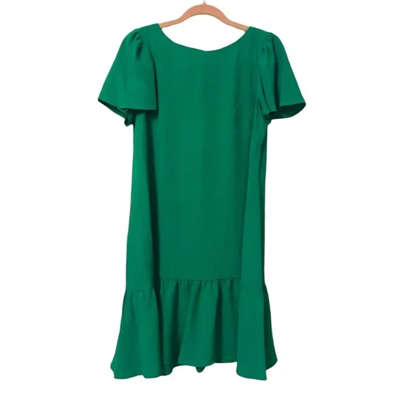 green emerald velvet dress DKNY Womens Striped Surplice Midi Dress Green L at Amazon Women's Clothing  store main image 0
